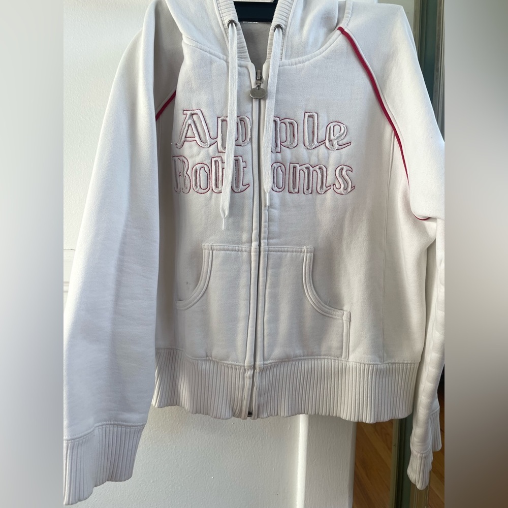 Apple bottoms cropped zip-up
